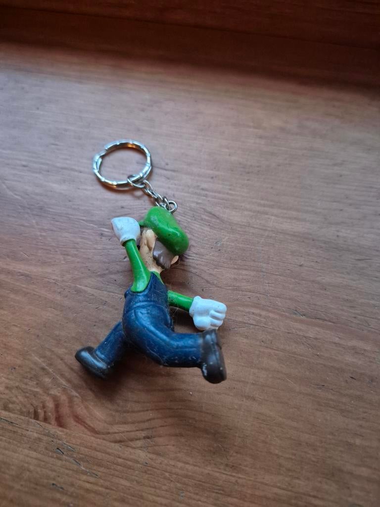 Luigi sleutelhanger super mario 6 cm, Ophalen of Verzenden