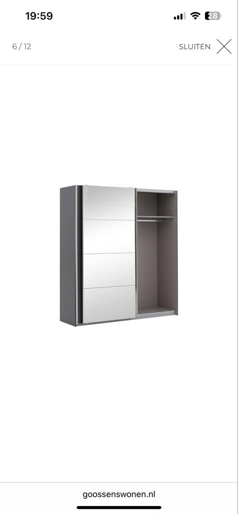 Goossens Kast - Degelijk en Ruim, Huis en Inrichting, Met deur(en), Overige materialen, Gebruikt, 200 cm of meer