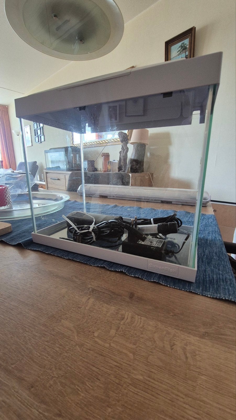 Aquarium 16 Liter, Ophalen, Zo goed als nieuw, Leeg aquarium