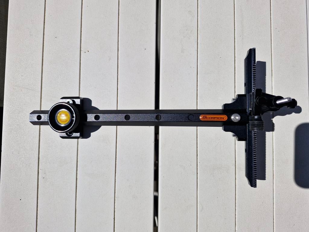 Krossen Scorpion Vizier Recurve met Cartel Schroef, Sport en Fitness, Handboogschieten, Ophalen of Verzenden, Gebruikt