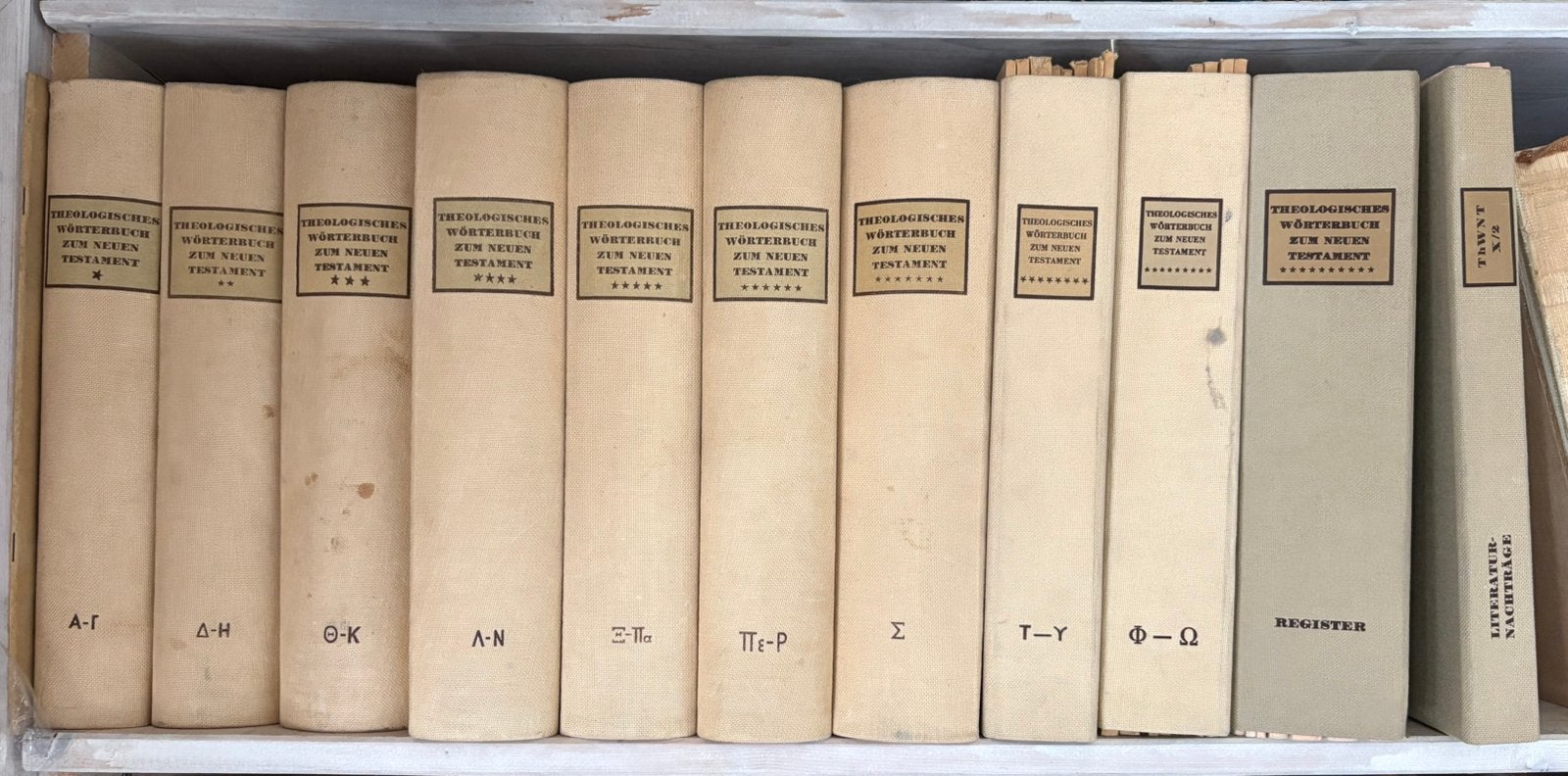 Theologisches Wörterbuch zum Neuen Testament (ThWNT), Ophalen