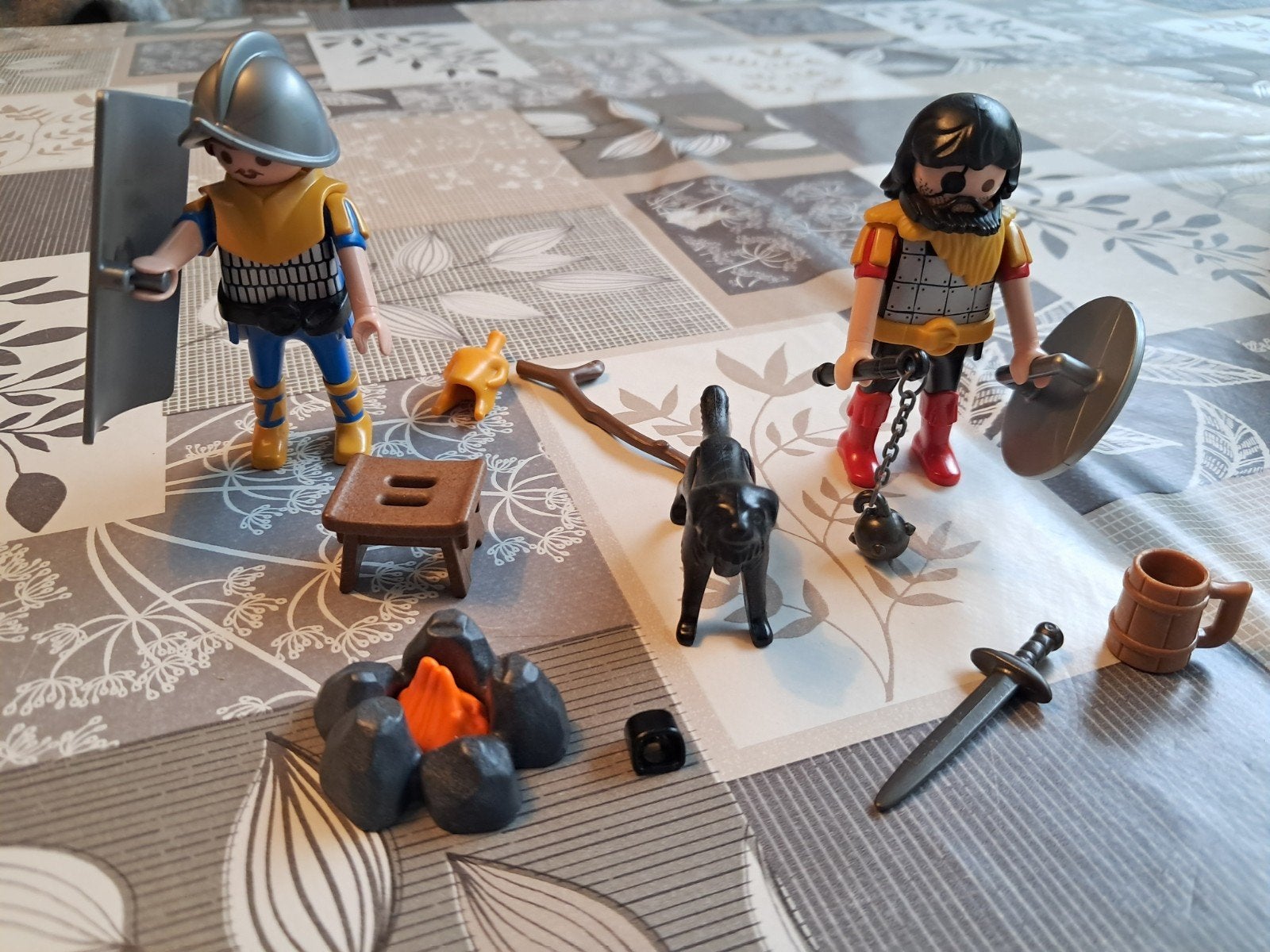 Playmobil Piraten en Ridders Set - Compleet met Accessoires, Ophalen of Verzenden, Zo goed als nieuw