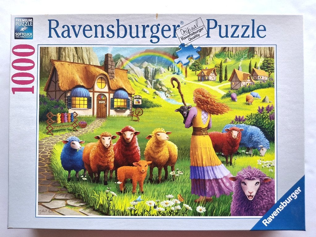 De Kleurrijke Wolwinkel!, Ophalen of Verzenden, 500 t/m 1500 stukjes, Zo goed als nieuw, Legpuzzel