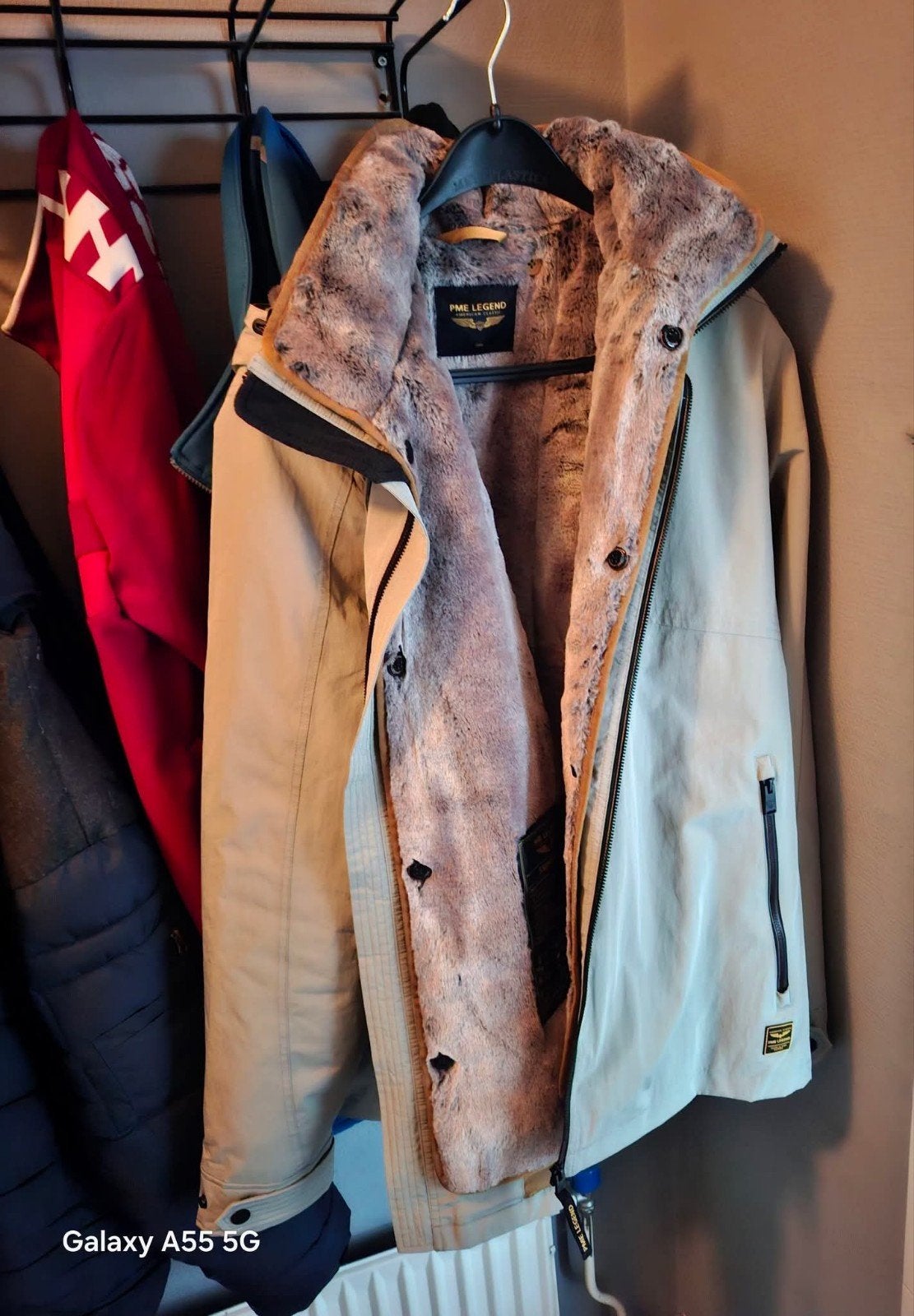PME Legend Snowpack Parka - Zo goed als nieuw, Ophalen, Beige, Overige maten, Zo goed als nieuw