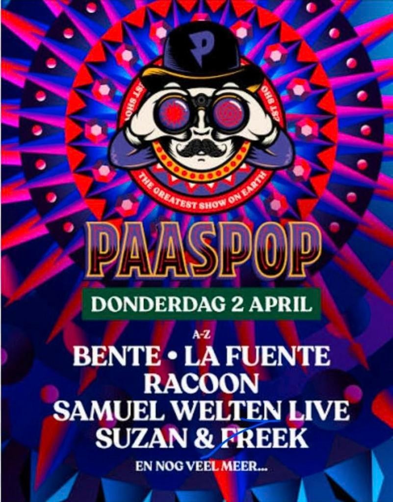 Paaspop X sligro ticket, Tickets en Kaartjes, Evenementen en Festivals, Drie personen of meer