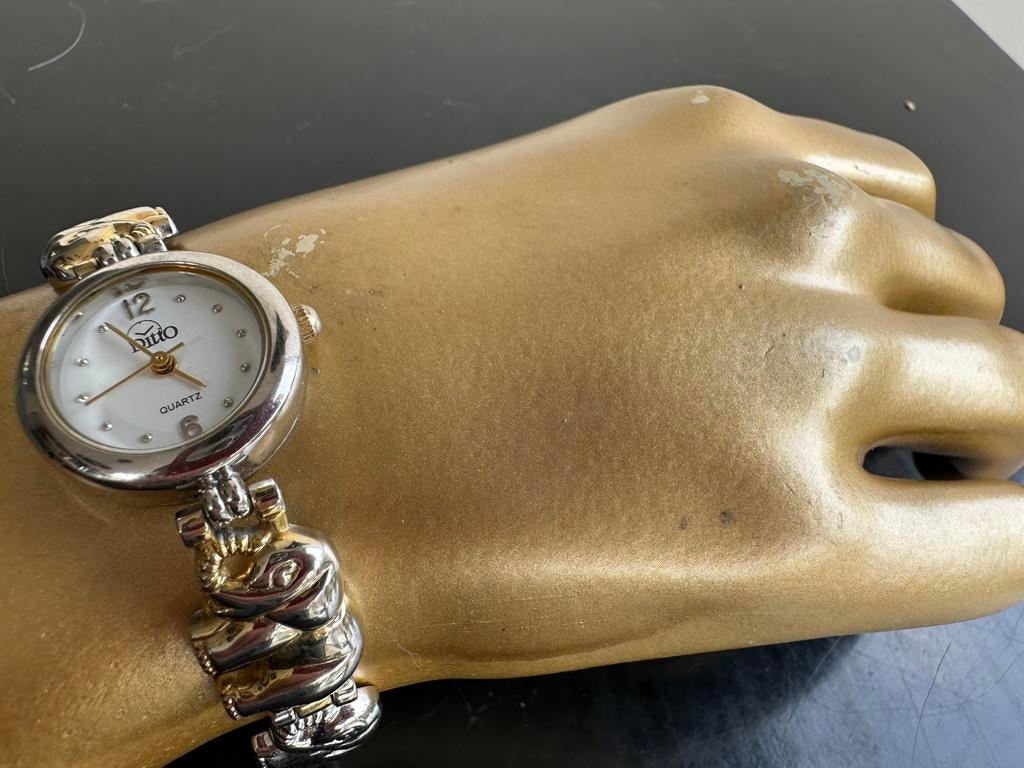 Goed lopend Vintage Ditto Olifant dames Horloge, Ophalen of Verzenden, Gebruikt