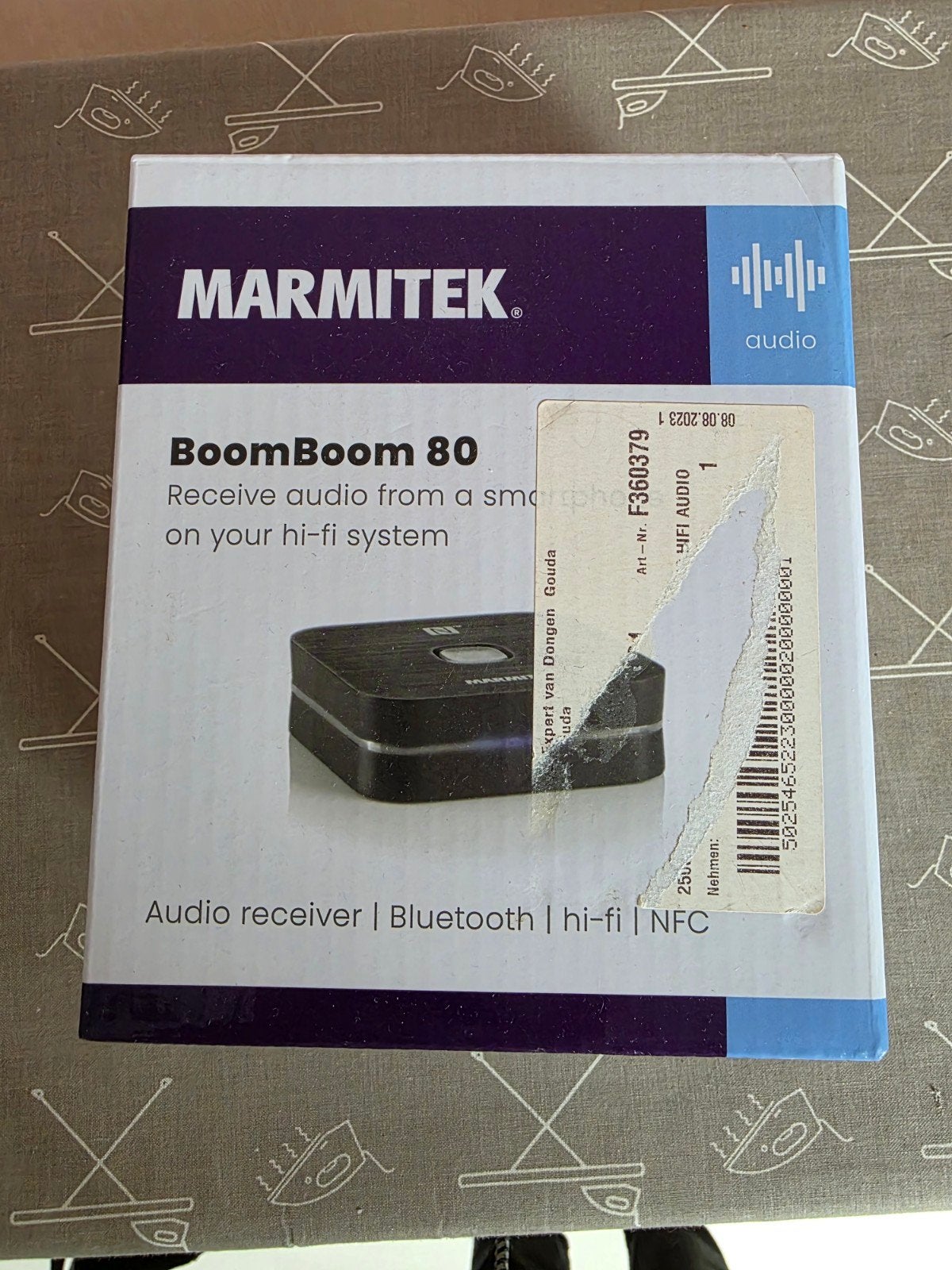 Marmitek BoomBoom 80 - Bluetooth receiver - NFC, Ophalen of Verzenden, Zo goed als nieuw, Audio