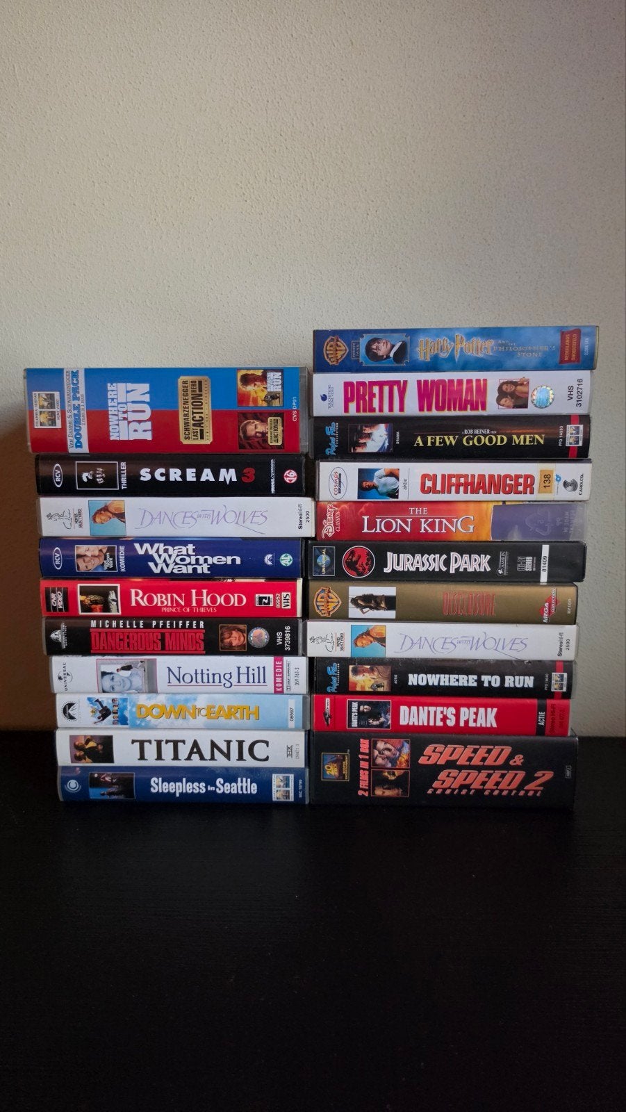 Grote collectie VHS-banden: klassiekers en actie, Cd's en Dvd's, VHS | Film, Overige genres, Ophalen of Verzenden, Boxset, Vanaf 12 jaar