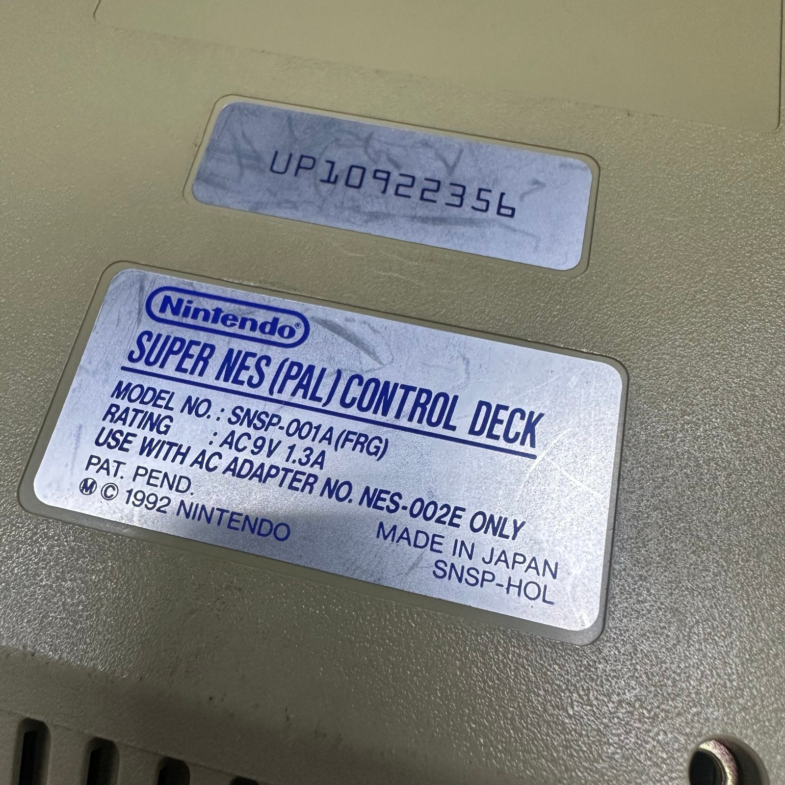 Super Nintendo Entertainment System (SNES) PAL Console, Spelcomputers en Games, Spelcomputers | Nintendo Super NES, Gebruikt, Z