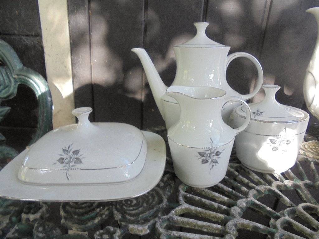 Koffiepot, roomstel, botervl. Jaegerle Bavaria Armada Ingrid, Antiek en Kunst, Ophalen of Verzenden