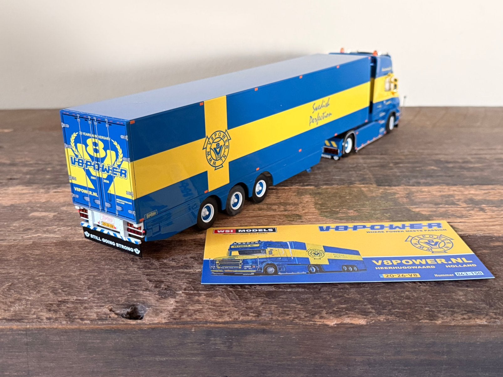 WSI - Scania v8 power, Ophalen of Verzenden, Nieuw, Bus of Vrachtwagen, Wsi