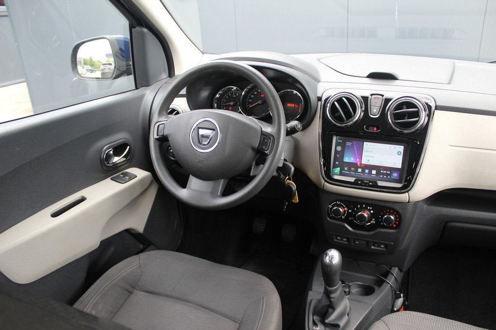 Dacia Lodgy 1.2 TCe Lauréate 5p. | Incl. 12 Maanden garanti, Auto's, Dacia, Voorwielaandrijving, Stof, Gebruikt, Blauw
