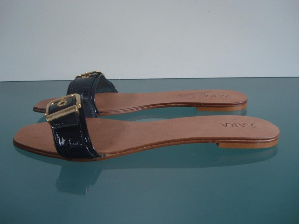 Zara nieuwe blauwe slippers 41 | Gratis verzenden, Slippers, Zara, Nieuw, Verzenden