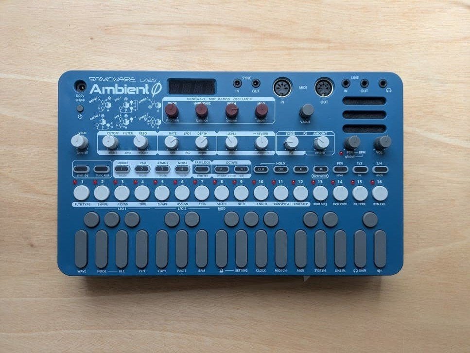 Sonicware Liven Ambient met AC adapter, Ophalen of Verzenden, Zo goed als nieuw, 61 toetsen, Overige merken