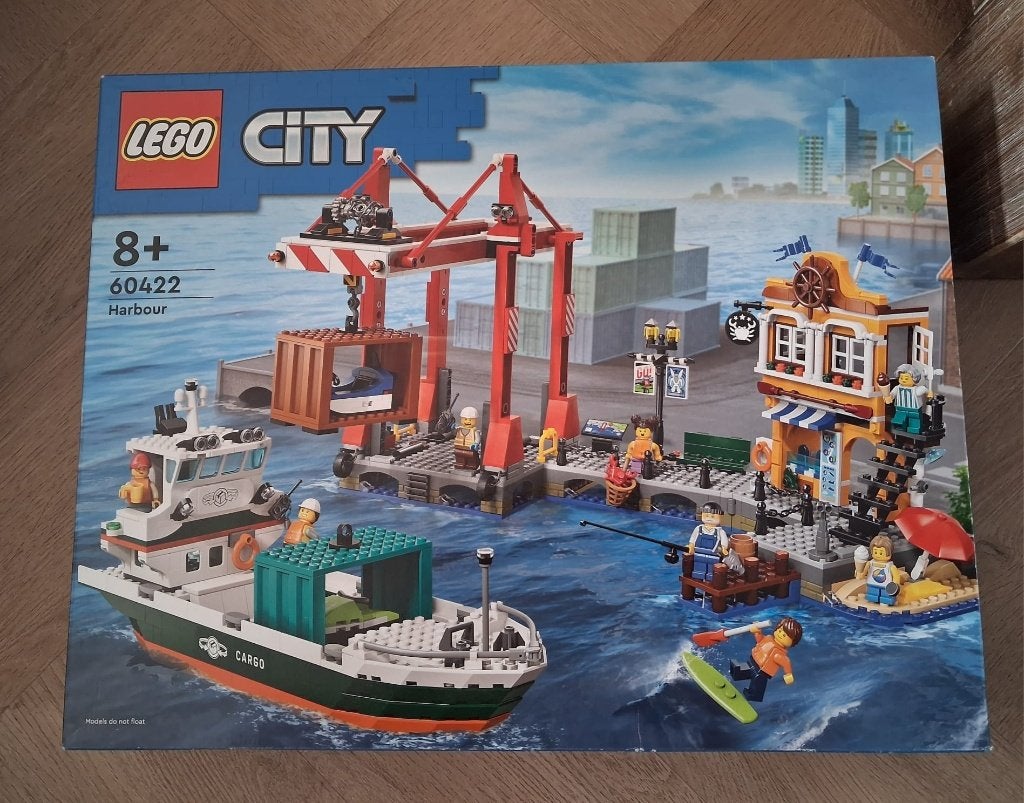 LEGO City 60422 Haven met vrachtschip [NIEUW], City, Nieuw, Ophalen of Verzenden, Complete set