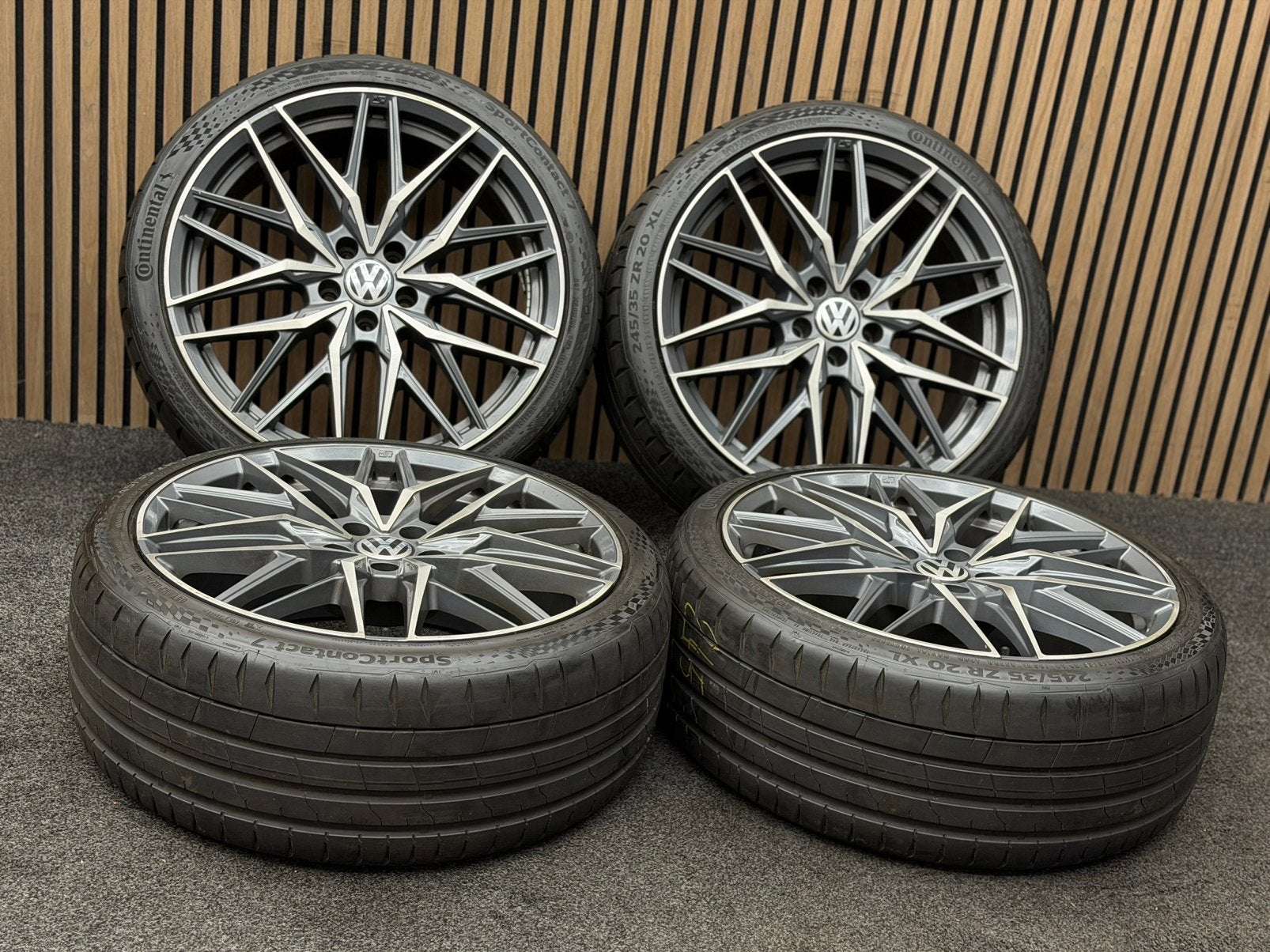 20 inch OZ MSW50 VW Arteon Formentor 5x112 ET35 Continental, Ophalen, 245 mm, ., Banden en Velgen