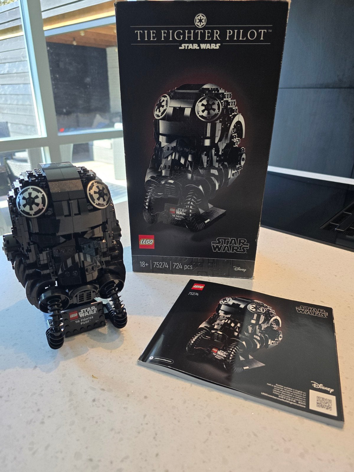 LEGO Star Wars TIE Fighter Pilot Helm (75274), Ophalen of Verzenden, Zo goed als nieuw, Overige merken