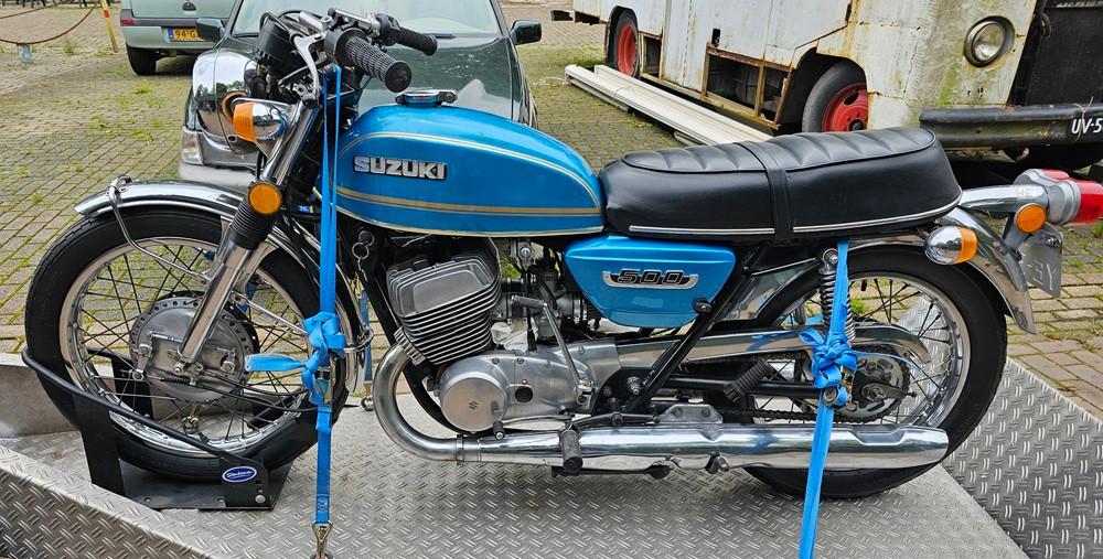 Suzuki T500 1975, 2 cilinders, Motorrijbewijs A, 495 cc, Gebruikt