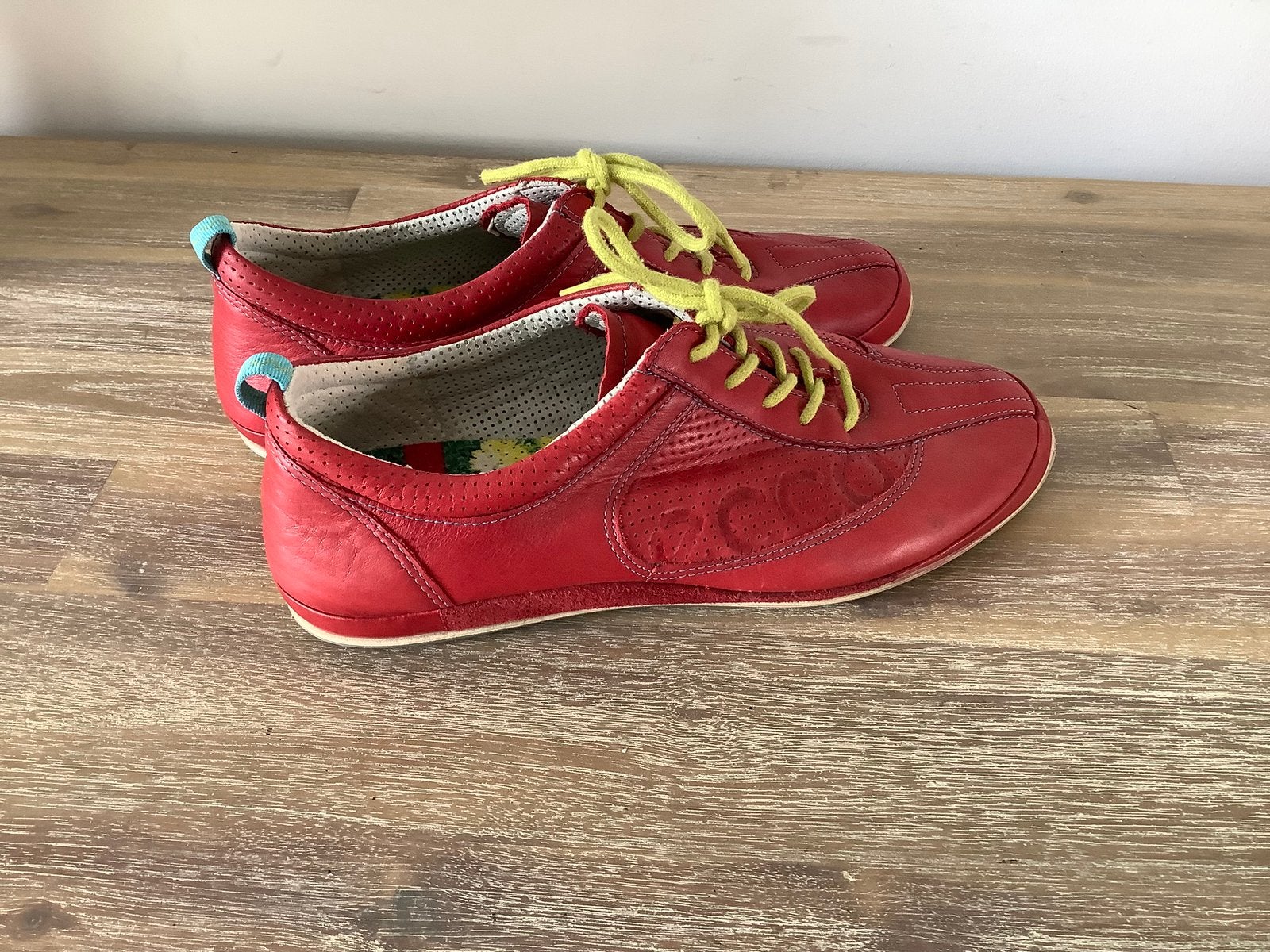 Ecco schoenen maat 36, Overige typen, Ophalen of Verzenden, Zo goed als nieuw, Rood