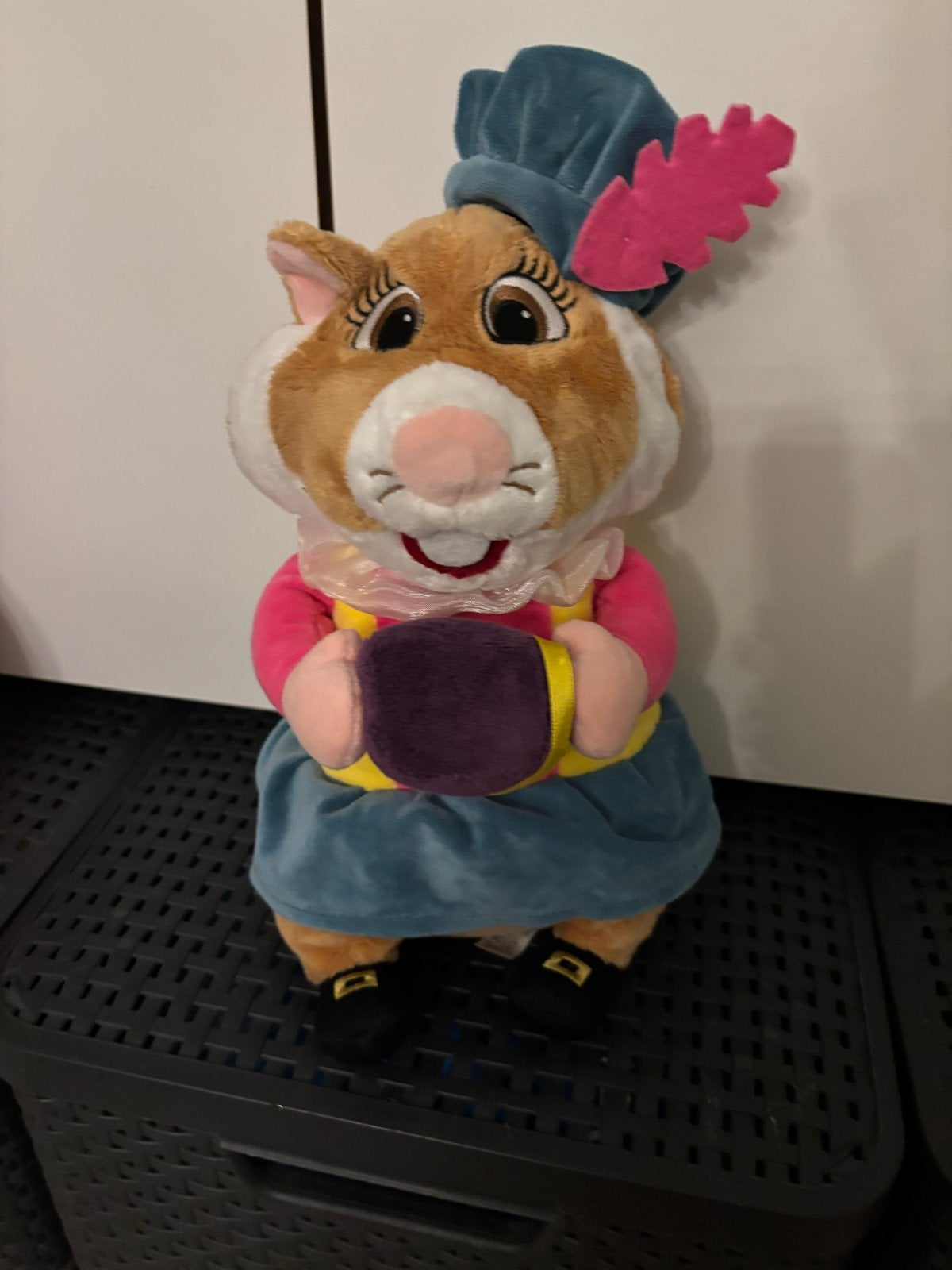Albert Heijn AH Knuffel Hamster met kleding en hoedje Piet!, Overige merken, Overige karakters, Hamster, Ophalen of Verzenden