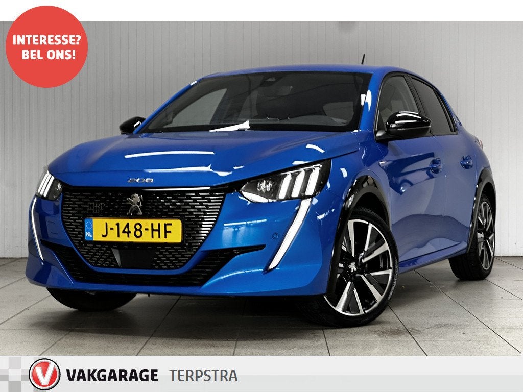 Peugeot 208 1.2 PureTech GT-Line/ Automaat/ Virtual Dashb/ 1, 101 pk, Gebruikt, Blauw, Alcantara