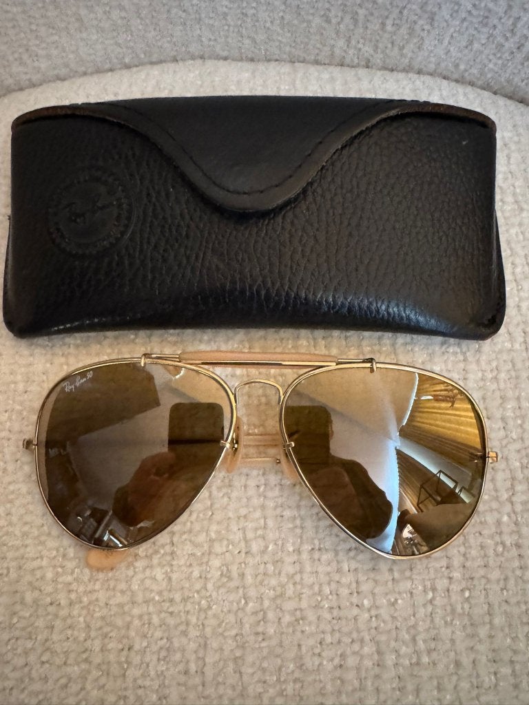 Vintage B&L Ray-Ban RB50 General Outdoorsman 62 zonnebril G3, Ray-Ban USA, Gebruikt, Zonnebril, Overige kleuren