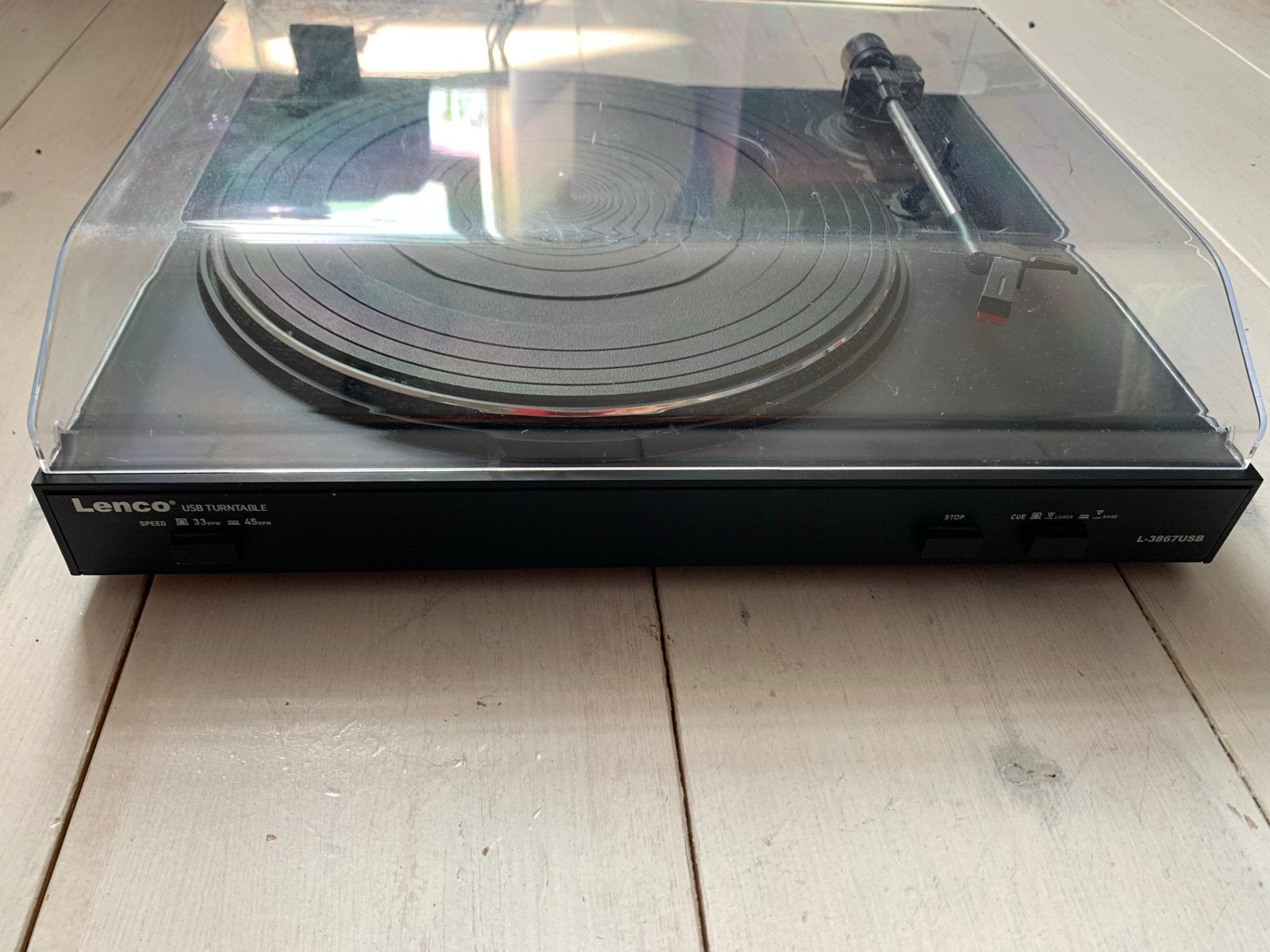 Lenco L-3867USB Platenspeler, Zo goed als nieuw, USB-aansluiting, Platenspeler, Ophalen