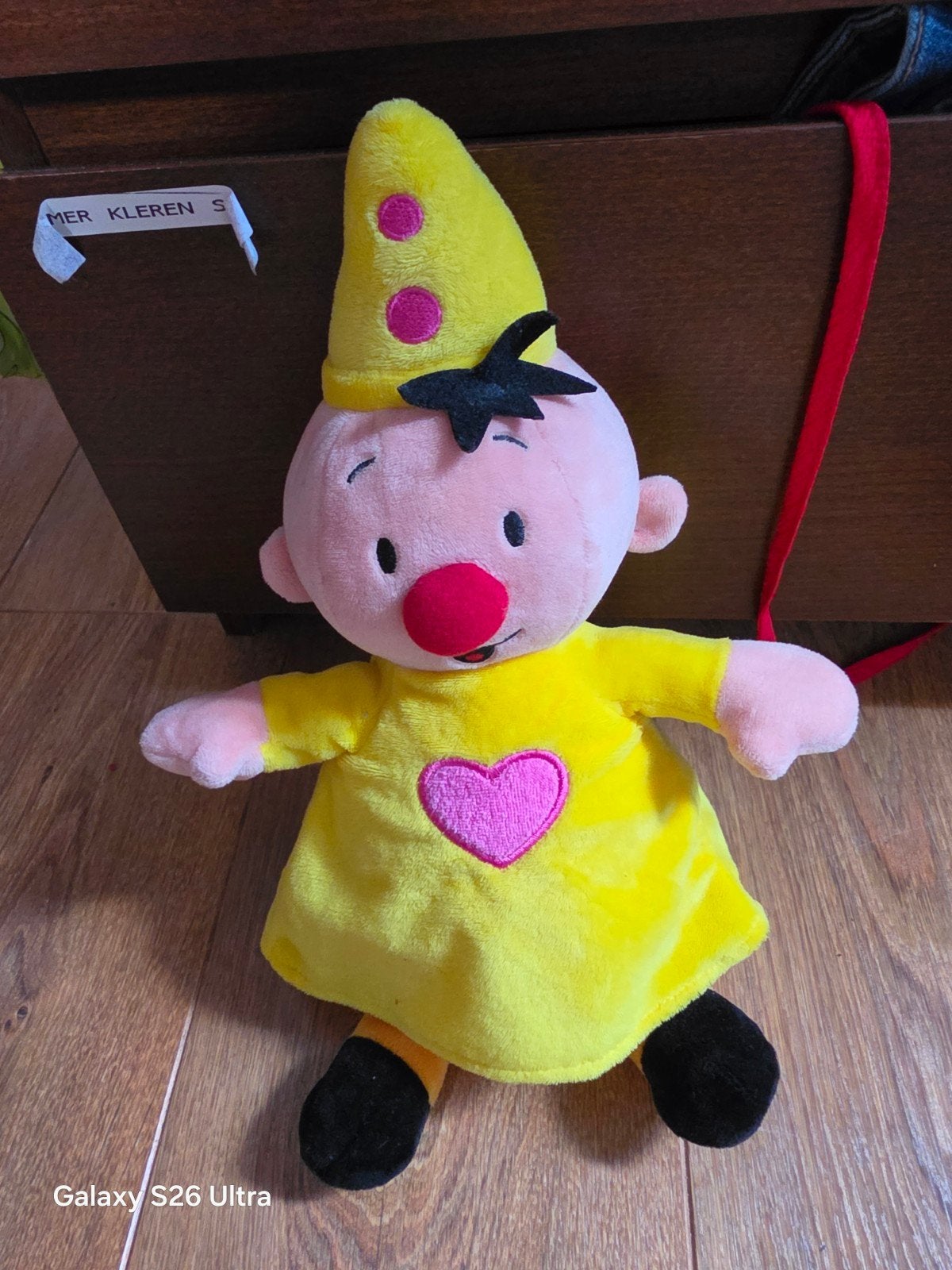 Bumba knuffel met rammelaar en knispergeluidjes, Gebruikt, Overige merken, Met geluid, Overige typen