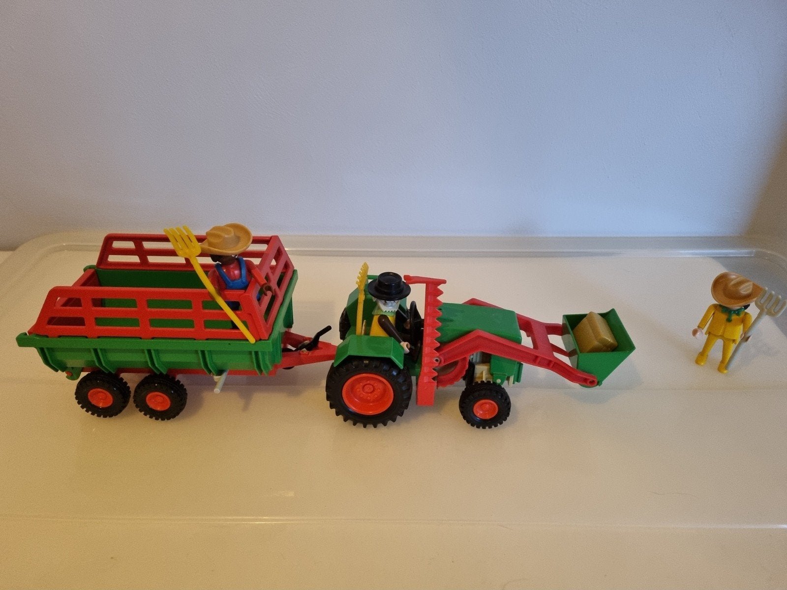 Playmobil Boerderij Set: Tractor, Aanhanger & Boeren, Ophalen of Verzenden, Gebruikt