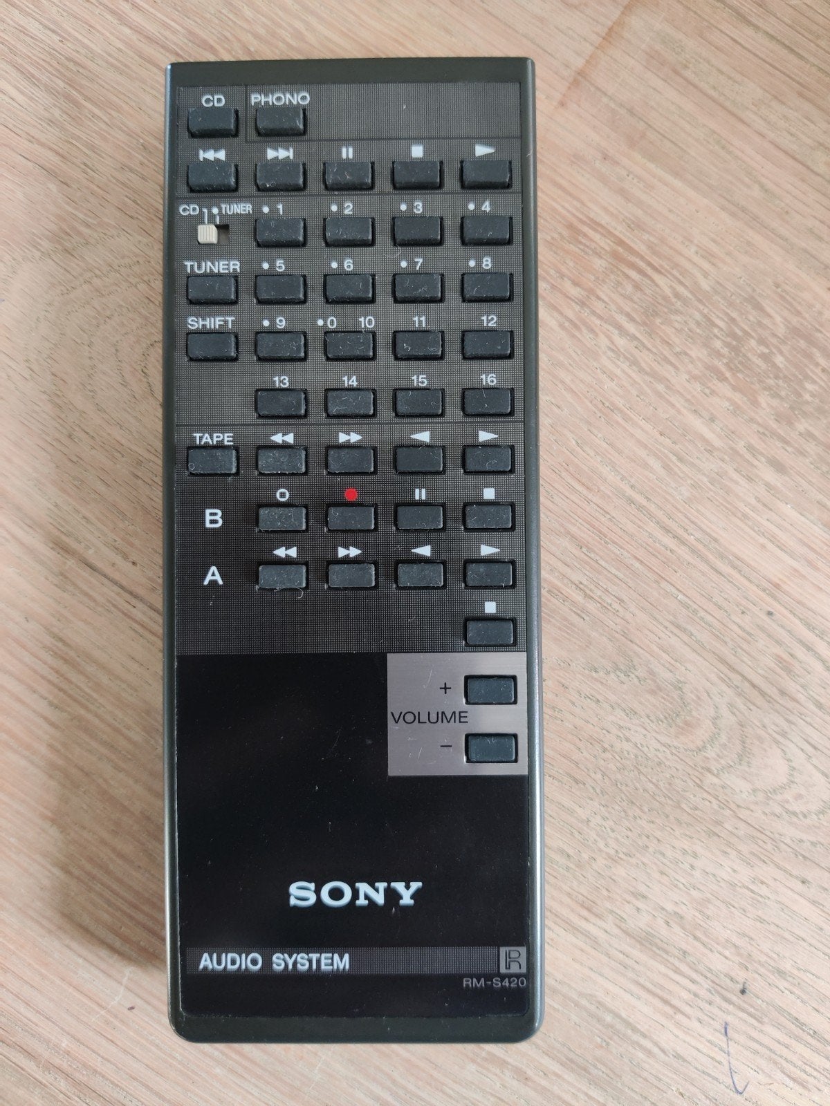 Sony RM-S420 afstandsbediening voor audiosysteem, Ophalen of Verzenden, Zo goed als nieuw, Origineel, Receiver of Versterker