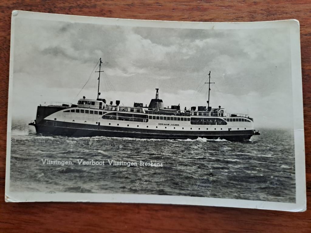 Breskens veerboot Vlissingen, Ophalen of Verzenden, 1960 tot 1980, Zeeland