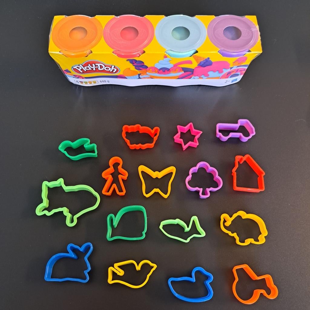 Play doh klei met 16 kleine vormpjes. Nieuw!, Ophalen of Verzenden, Nieuw