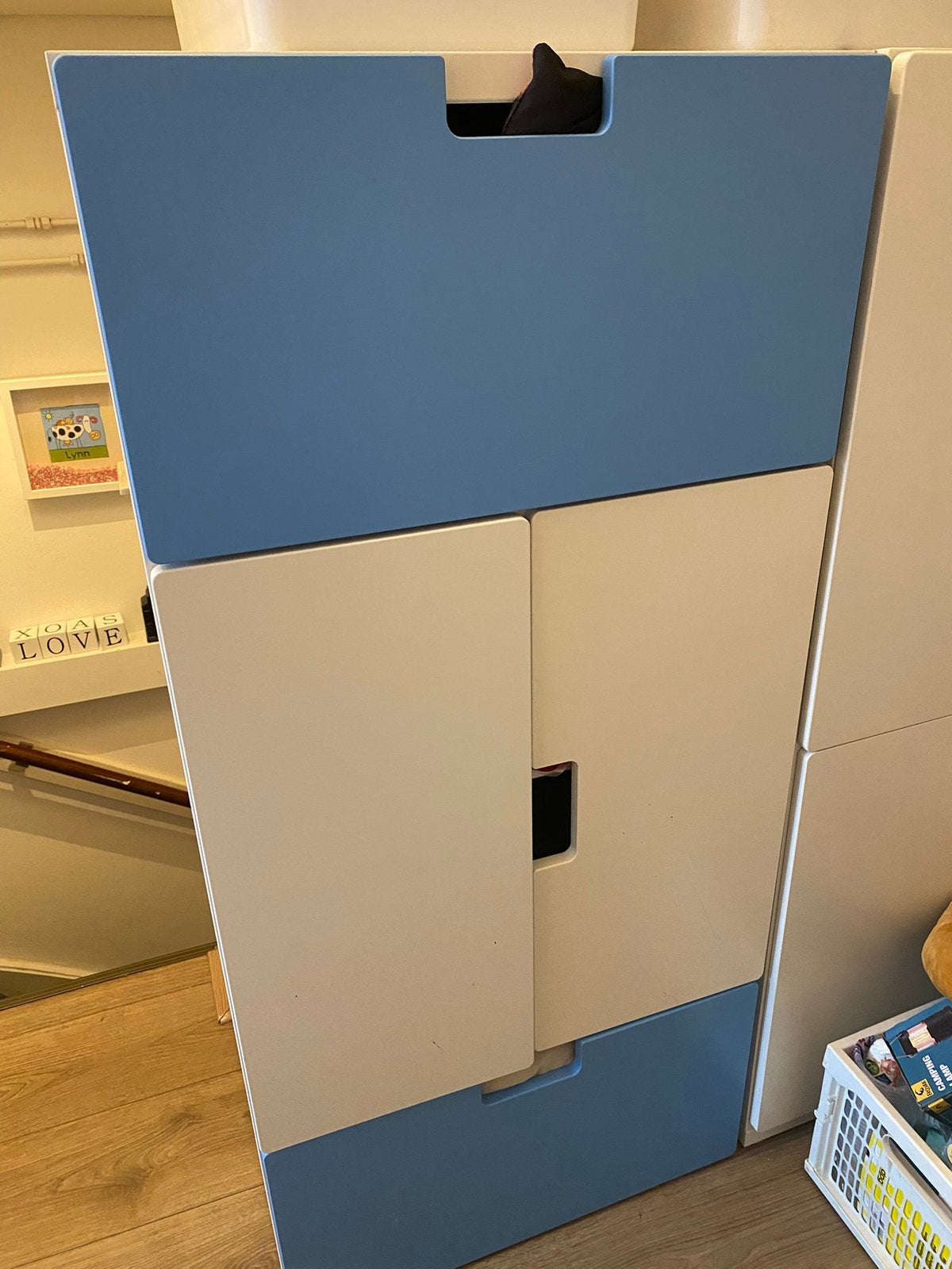 2 losse blauwe stuva lades, Minder dan 75 cm, 50 tot 70 cm, 105 cm of meer, Ophalen of Verzenden