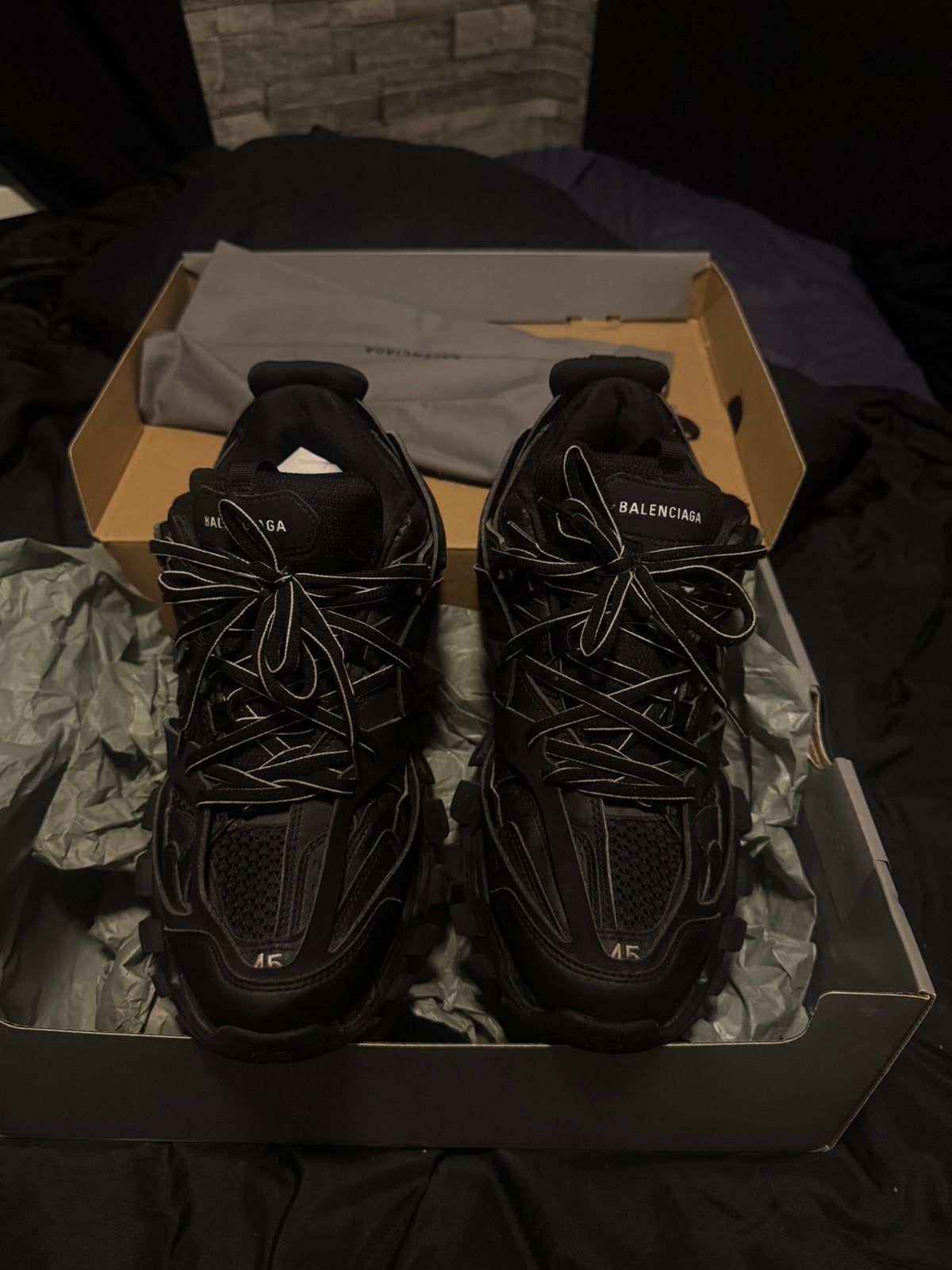 Balenciaga Track 45 Zwart, Ophalen of Verzenden, Zo goed als nieuw, Zwart