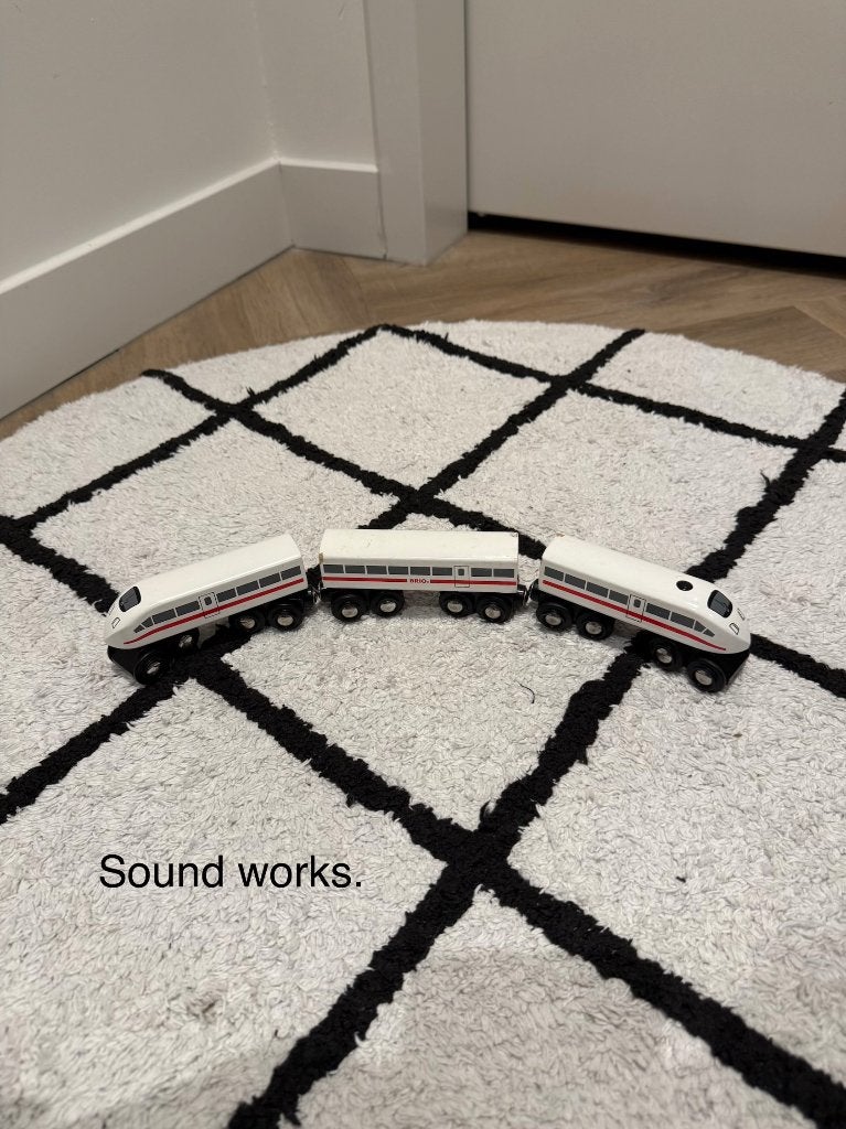 Heel goed 3x Brio houten trein hogesnelheidstrein 33748 set, Ophalen of Verzenden, Zo goed als nieuw