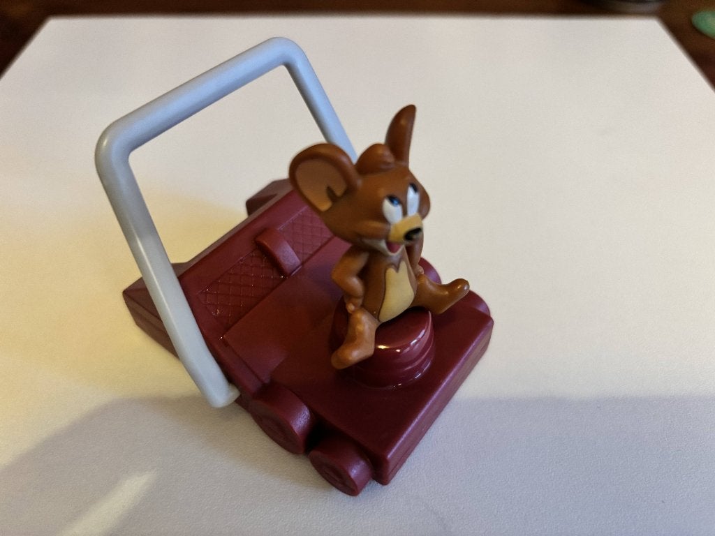 McDonalds Happy Meal Tom & Jerry 2021 grasmaaier., Ophalen of Verzenden, Gebruikt