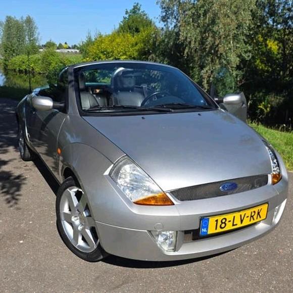 Ford Ka 1.6 Streetka 2003 Grijs NAP, 40 €/maand, 1599 cc, Origineel Nederlands, Handgeschakeld