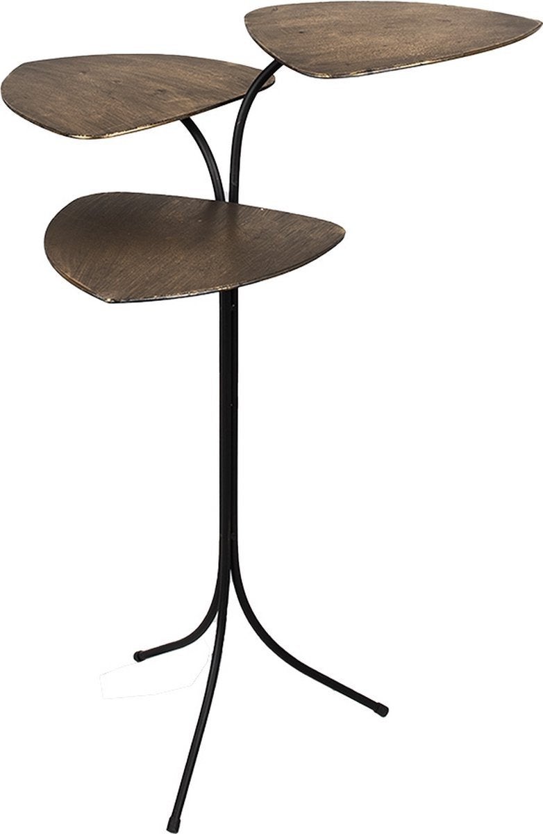 Vintage Clayre & Eef Bijzettafel / Plantentafel Koperkleurig, Huis en Inrichting, Tafels | Bijzettafels, Ophalen