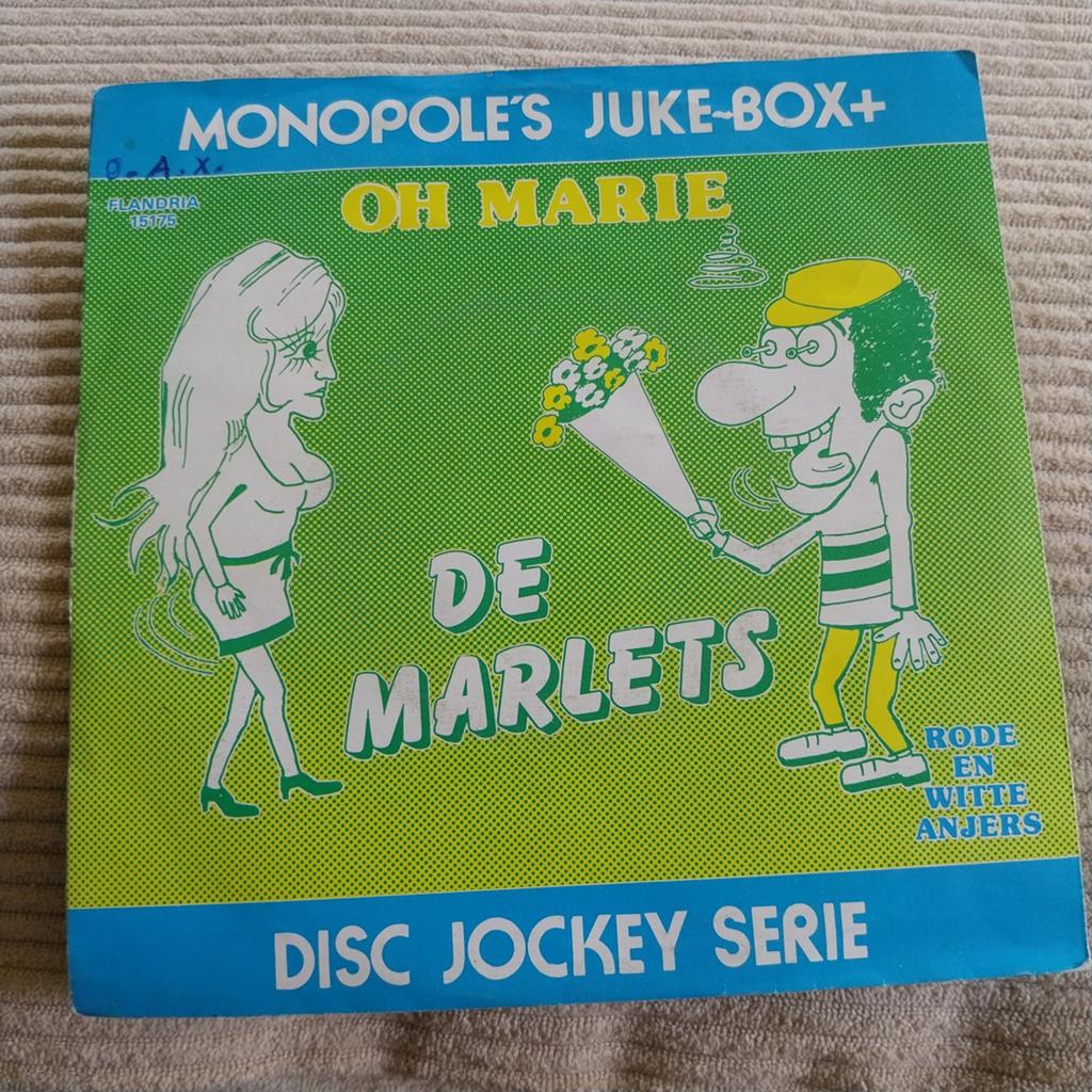 De Marlets - Oh Marie / Rode en Witte Anjers (Single), Ophalen of Verzenden