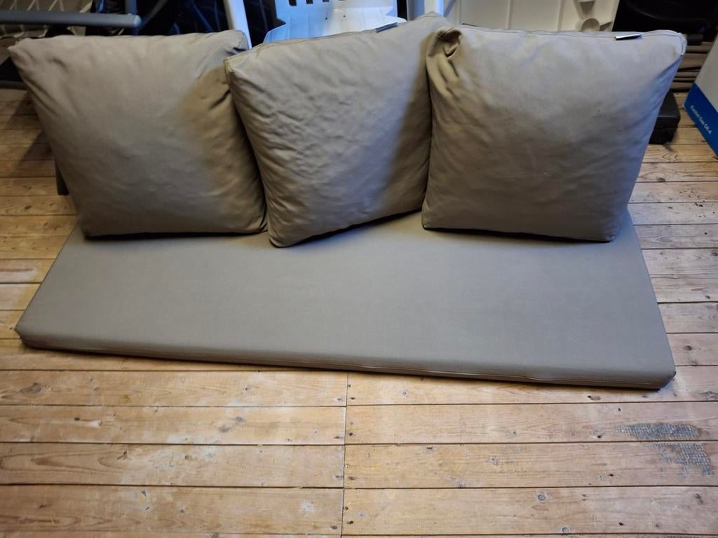 Tuinkusses, Ophalen, Tweepersoons, Beige, 160 cm
