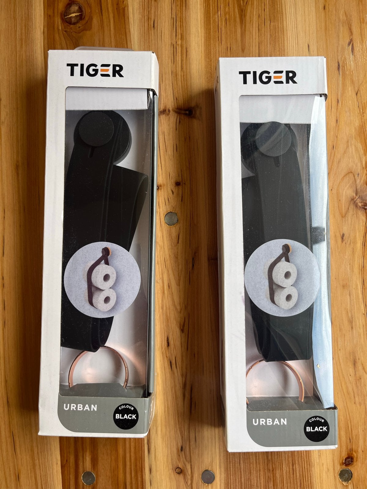 Twee nieuwe Tiger Urban handdoekhaken, zwart, Ophalen of Verzenden, Nieuw, Zwart