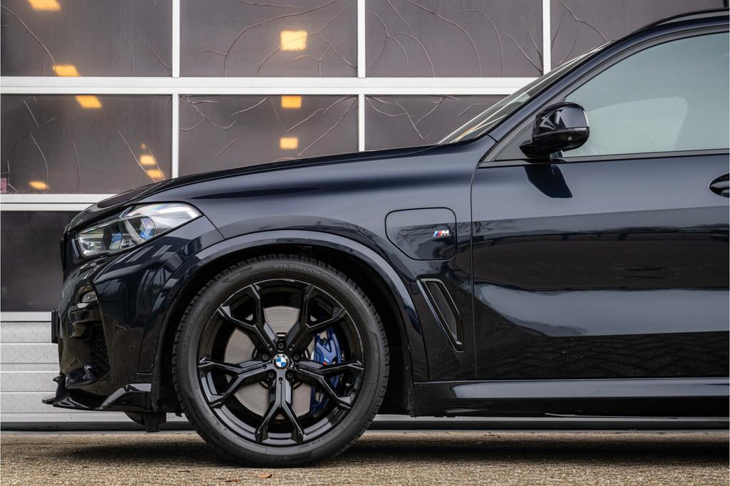 BMW X5 xDrive45e M Sport, 4 wiel Besturing, Pano, Acc, Stoel, Automaat, Gebruikt, 394 pk, Zwart