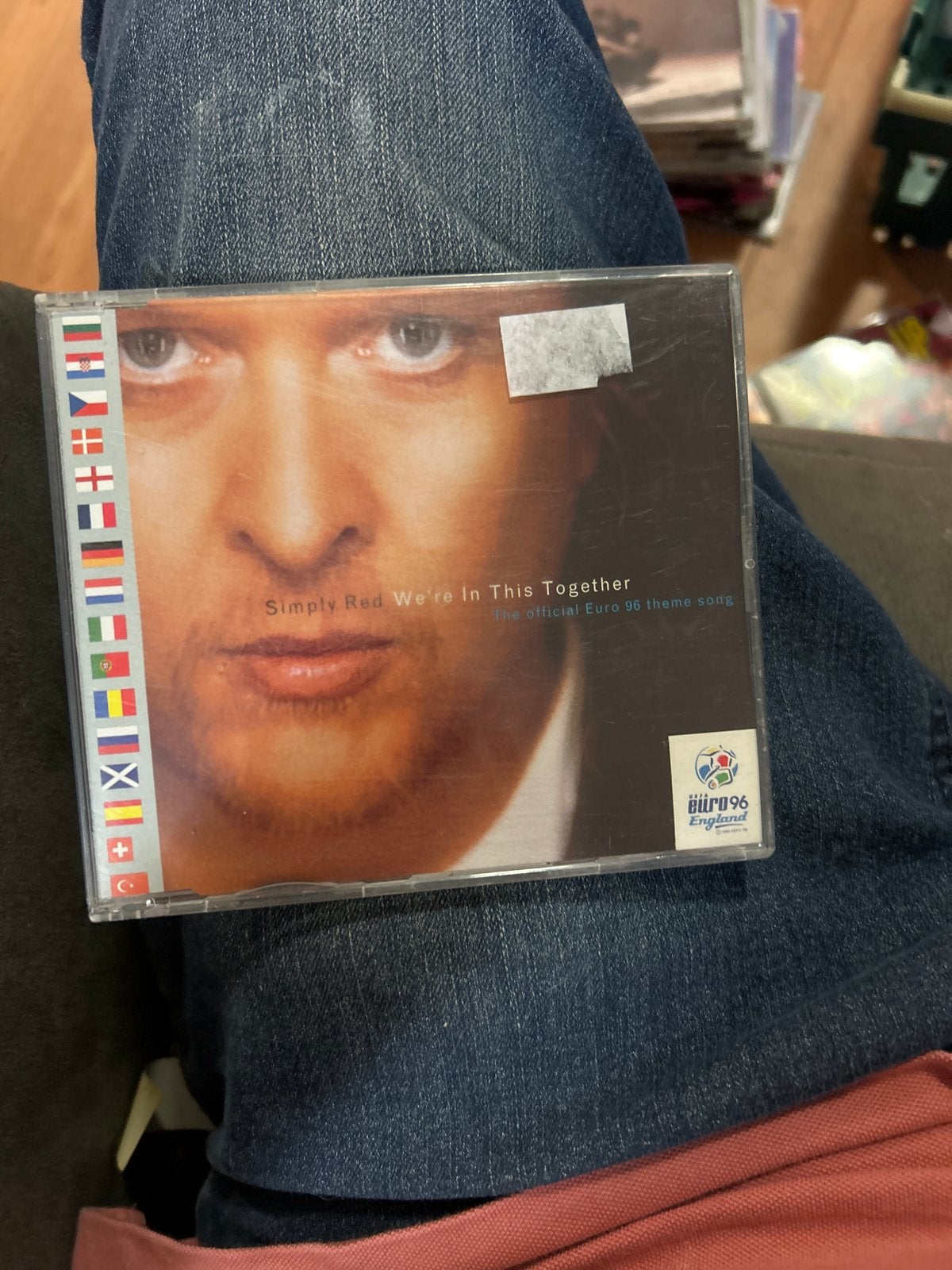 Simply Red - We're In This Together (Euro 96 theme song), Ophalen of Verzenden, Gebruikt