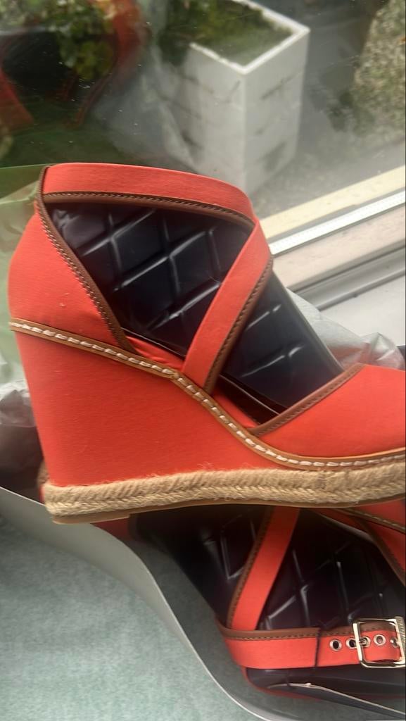 Tommy Hilfiger Espadrille Wedges - Oranje, Nieuw, Oranje, Ophalen of Verzenden, Espadrilles of Moccasins