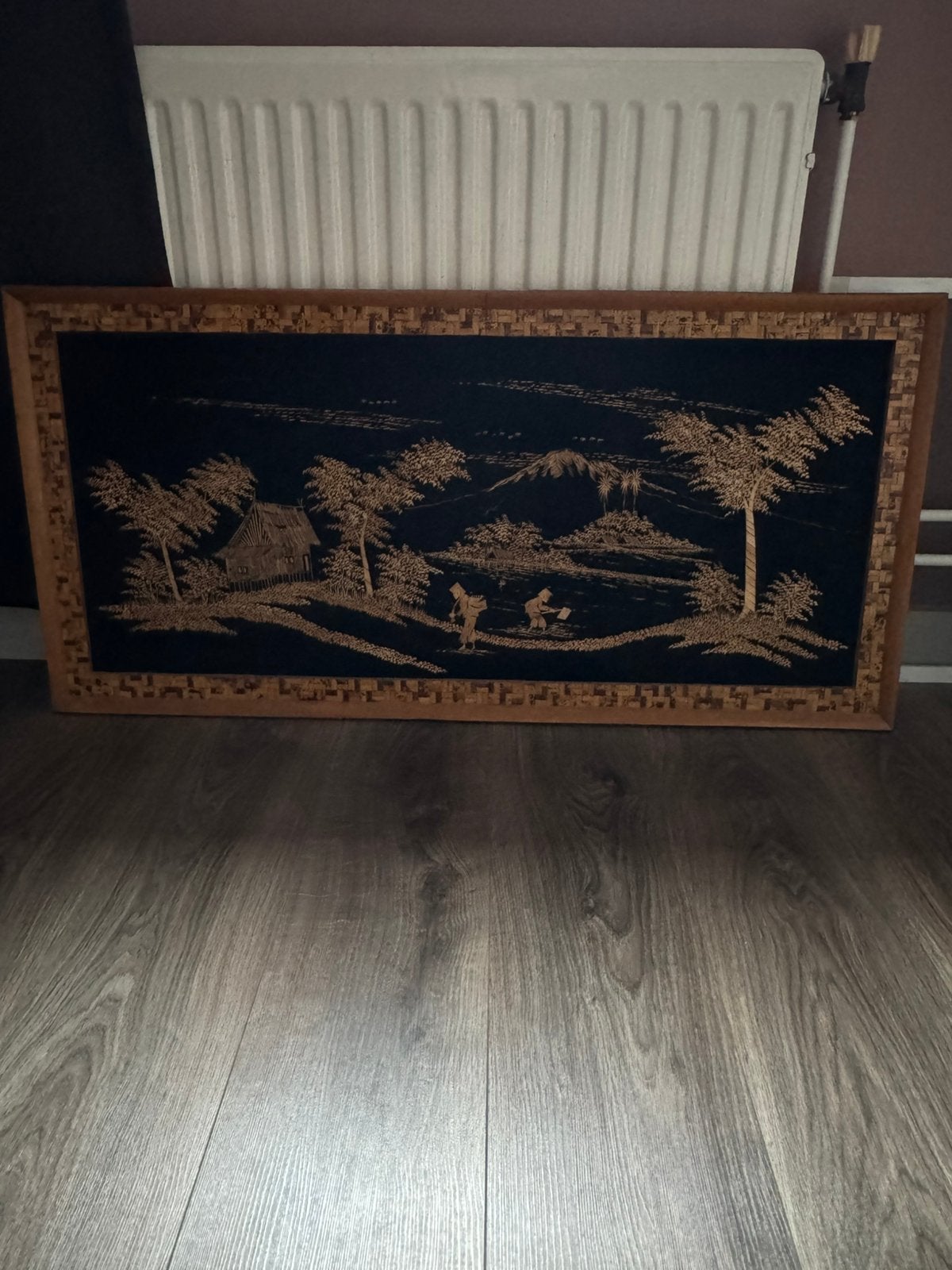 Schilderij uit Bali, Ophalen