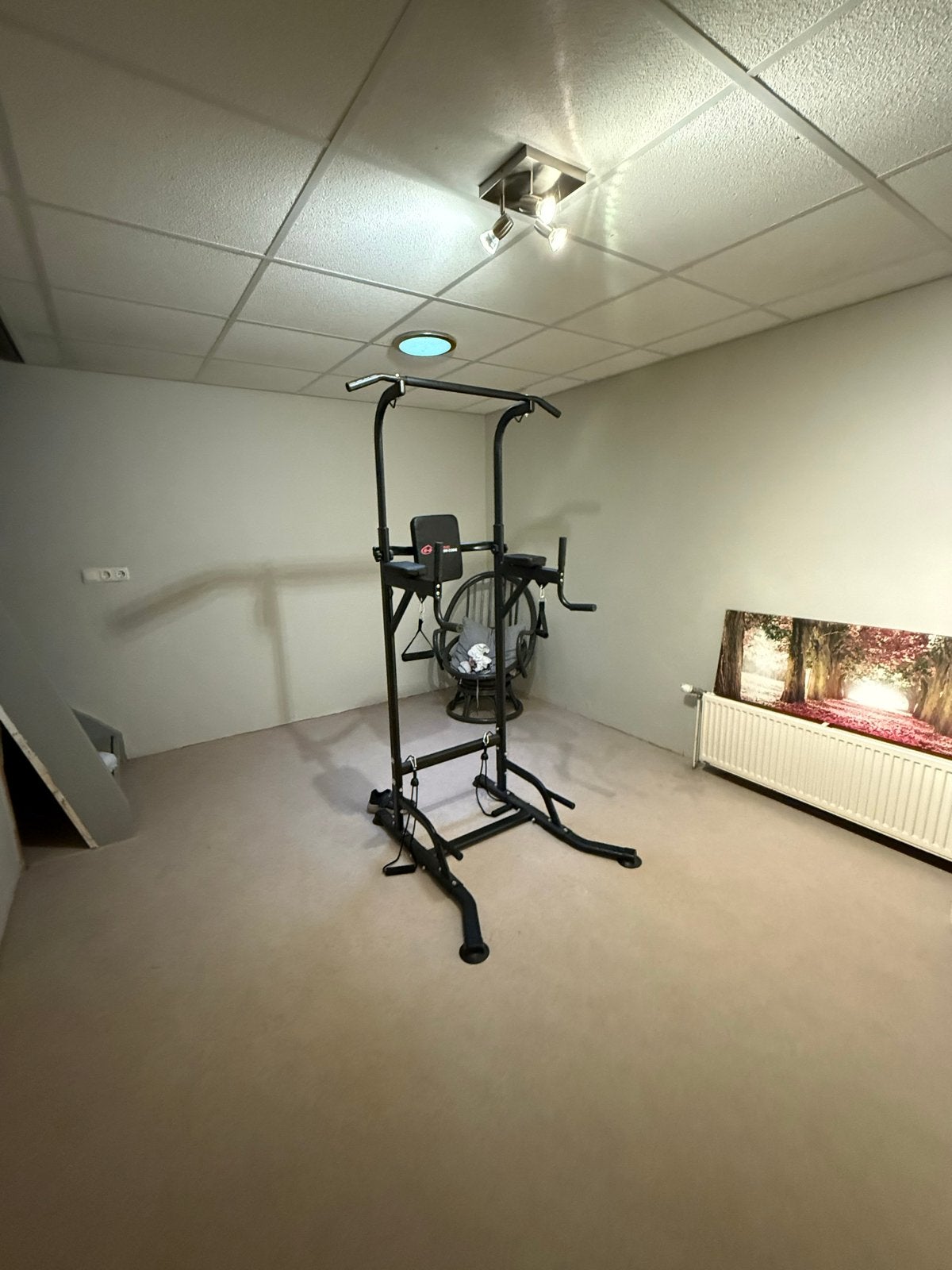 Home Fitness Code Power Tower - Optrekstation, Sport en Fitness, Fitnessmaterialen, Ophalen of Verzenden, Zo goed als nieuw, Armen