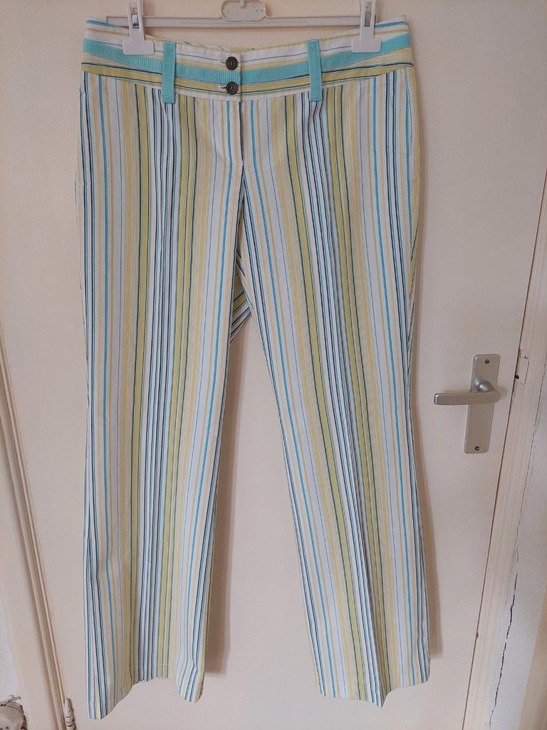 Broek met strepen  nieuw, Ophalen of Verzenden, Zo goed als nieuw, Zwart, Lang
