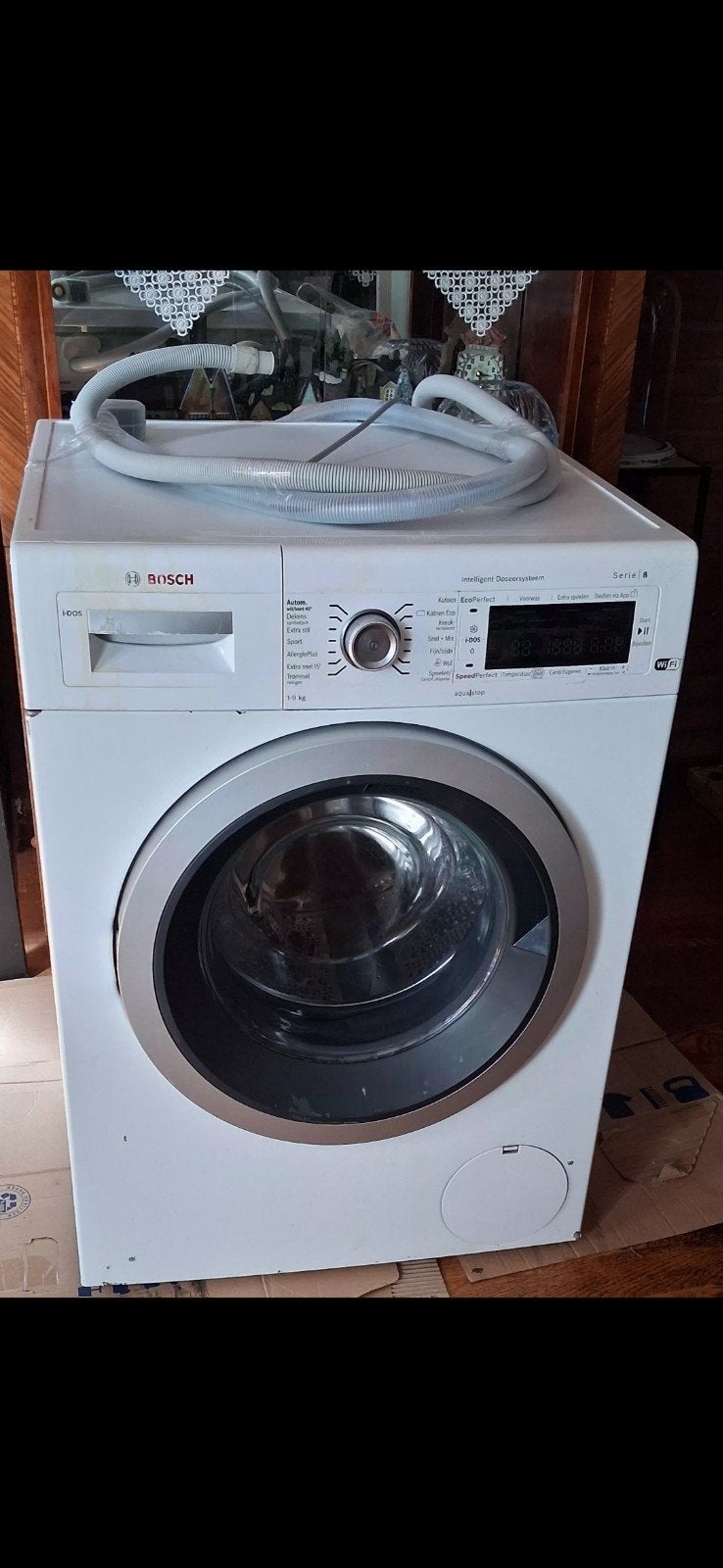 Bosch Serie 8 Wasmachine 9 kg met i-DOS en WiFi, Ophalen of Verzenden, Gebruikt