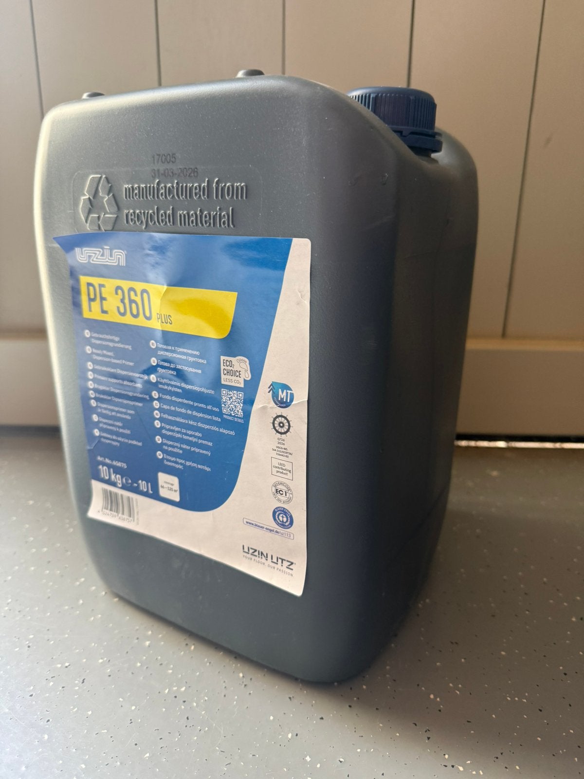 3 liter Uzzin PE 360 plus voorstrijk  primer, Doe-het-zelf en Verbouw, Vloerdelen en Plavuizen, Ophalen, Overige materialen, 30 cm of meer
