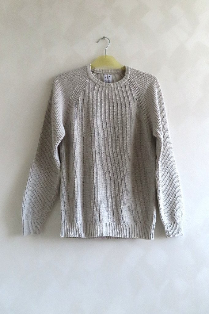 Trui Greige Zara mt S (J20), Zara, Beige, Ophalen of Verzenden, Zo goed als nieuw